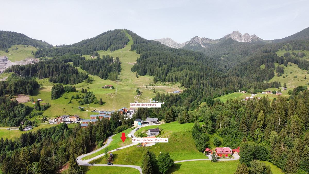 Grundstück für Ferienhaus in den Alpen - Bürserberg - Amann Immobilien