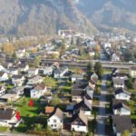 Grundstück in Hohenems mit 977 m2 - beliebig teilbar - Blick Richtung Stadtzentrum - Amann Immobilien